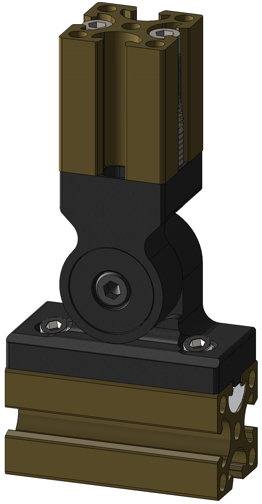 40mm Adjustable Angle Bracket Profile to End Mount Kit